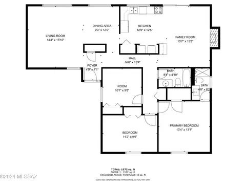 Floorplan - 9161 E 8th St, Tucson, AZ 85710 photo 1 of 1