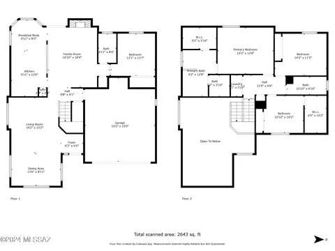 Floorplan - 7580 S Errigal Ln, Tucson, AZ 85747 photo 1 of 1