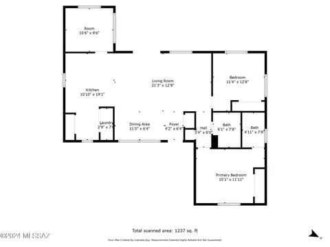 Floorplan - 2810 E Andrada Rd, Vail, AZ 85641 photo 1 of 2