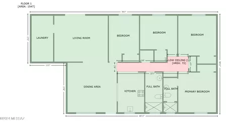 Floorplan - 6051 E 29th St, Tucson, AZ 85711 photo 1 of 1