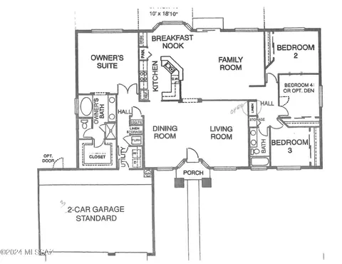 Floorplan - 8657 E Getsinger Ln, Tucson, AZ 85747 photo 1 of 1