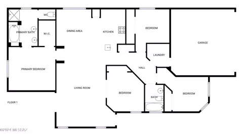 Floorplan - 8395 E Bowline Rd, Tucson, AZ 85710 photo 1 of 1