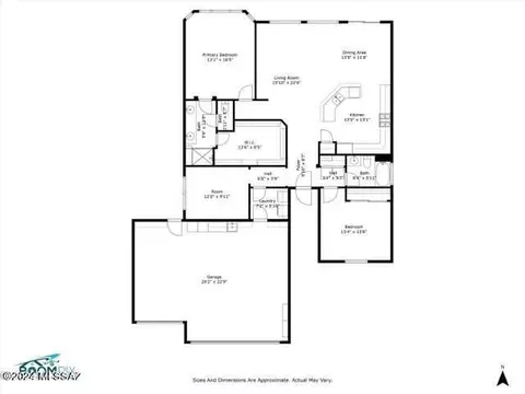 Floorplan - 13899 E Carruthers St, Vail, AZ 85641 photo 1 of 1