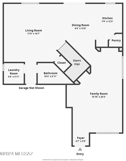 Floorplan - 7648 S Lions Spring Way, Tucson, AZ 85747 photo 1 of 2