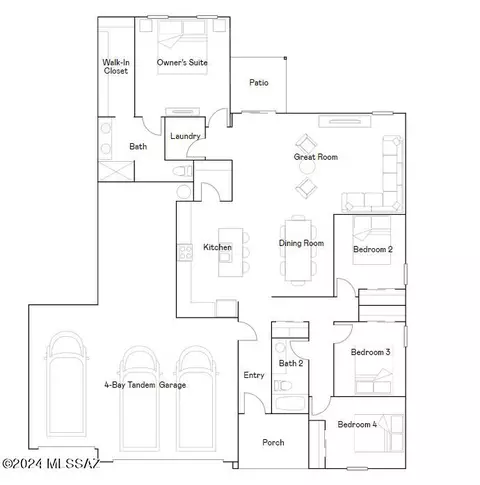 Floorplan - 10835 E Union Hills Dr, Vail, AZ 85641 photo 1 of 1