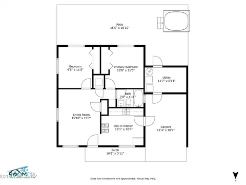 Floorplan - 3250 E 25th St, Tucson, AZ 85713 photo 1 of 1