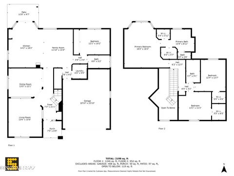 Floorplan - 517 E Covered Wagon Dr, Tucson, AZ 85704 photo 1 of 1