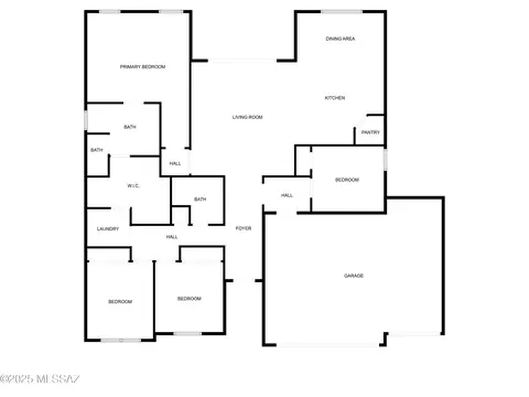 Floorplan - 295 W Aberdeen St, Vail, AZ 85641 photo 1 of 1