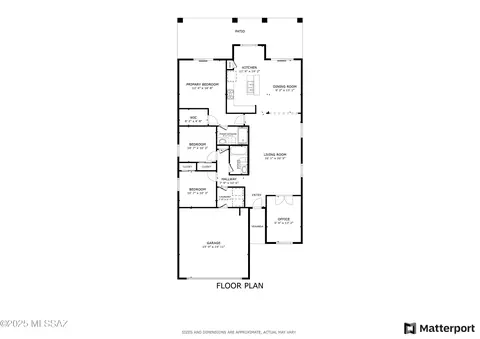 Floorplan - 6992 S Stonefield Dr, Tucson, AZ 85756 photo 1 of 1