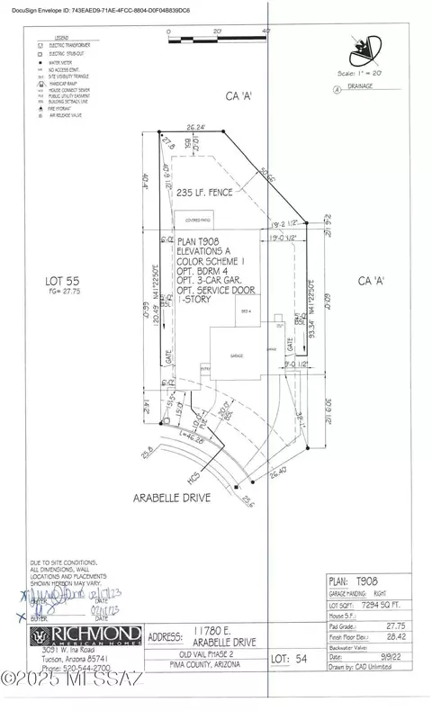 Floorplan - 11780 E Arabelle Dr, Vail, AZ 85641 photo 3 of 3