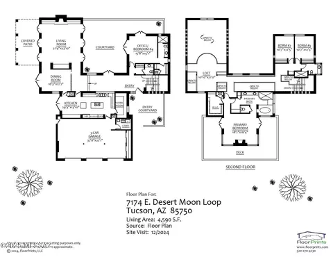Floorplan - 7174 E Desert Moon Loop, Tucson, AZ 85750 photo 1 of 1