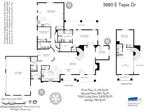 Floorplan - 3680 E Tapia Dr, Vail, AZ 85641 photo 1 of 1