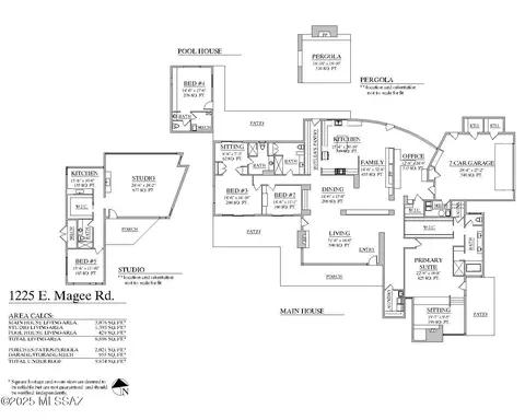 Floorplan - 1225 E Magee Rd, Tucson, AZ 85718 photo 1 of 1