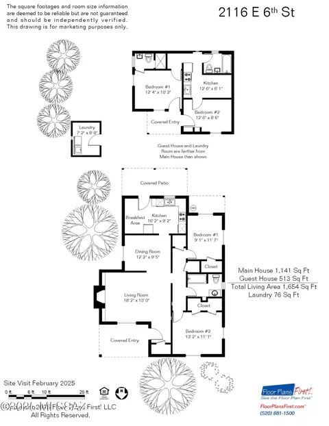 Floorplan - 2116 E 6th St, Tucson, AZ 85719 photo 2 of 2