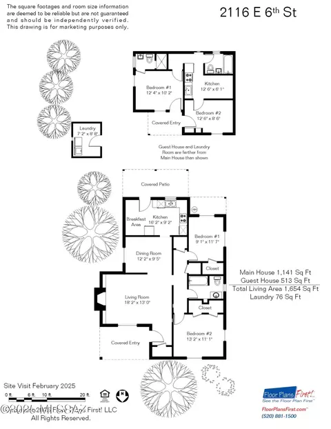 Floorplan - 2116 E 6th St, Tucson, AZ 85719 photo 1 of 2