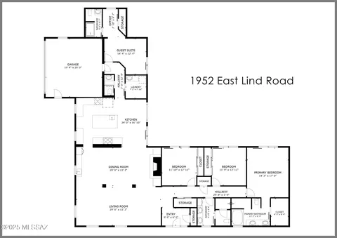 Floorplan - 1952 E Lind Rd, Tucson, AZ 85719 photo 1 of 1