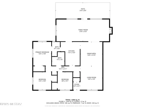 Floorplan - 4802 E 2nd St, Tucson, AZ 85711 photo 1 of 1