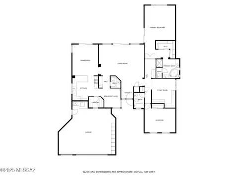 Floorplan - 64685 E Drifter Dr, Saddlebrooke, AZ 85739 photo 1 of 2