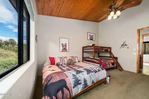 Bedroom - 11122 E Turkey Run Rd, Mount Lemmon, AZ 85619 photo 6 of 7