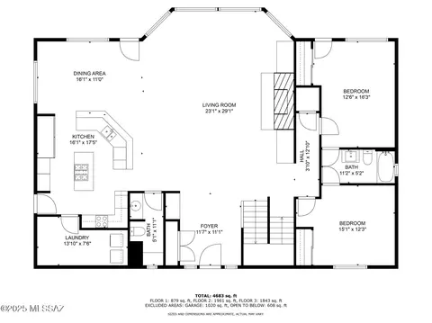 Floorplan - 11122 E Turkey Run Rd, Mount Lemmon, AZ 85619 photo 2 of 4