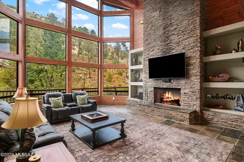 Living - 11122 E Turkey Run Rd, Mount Lemmon, AZ 85619 photo 3 of 4
