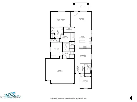 Floorplan - 60244 E Paddock Ct, Saddlebrooke, AZ 85739 photo 1 of 1
