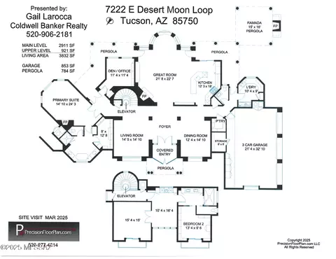 Floorplan - 7222 E Desert Moon Loop, Tucson, AZ 85750 photo 1 of 1