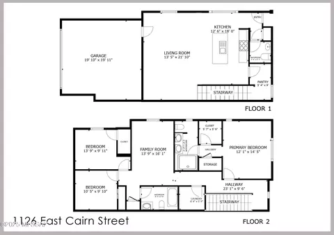Floorplan - 1126 E Cairn St, Tucson, AZ 85719 photo 1 of 1