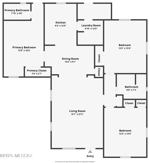 Floorplan - 915 E Hampton St, Tucson, AZ 85719 photo 1 of 1