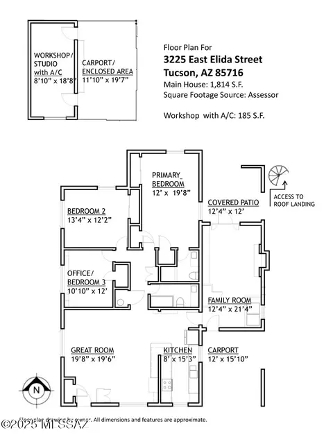 Floorplan - 3225 Elida St, Tucson, AZ 85716 photo 2 of 2