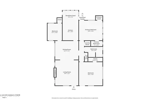 Floorplan - 642 E 8th St, Tucson, AZ 85705 photo 1 of 1