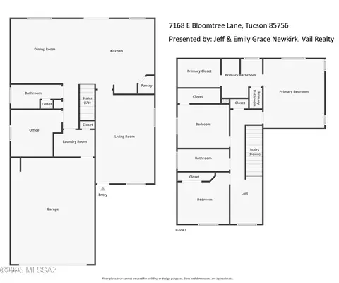 Floorplan - 7168 E Bloomtree Ln, Tucson, AZ 85756 photo 1 of 2