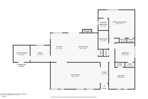 Floorplan - 8430 E Wrightstown Rd, Tucson, AZ 85715 photo 1 of 2