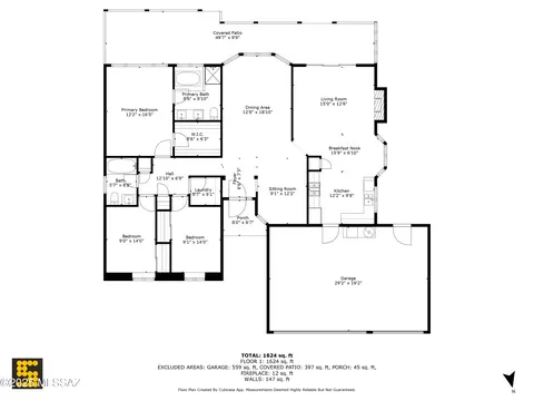 Floorplan - 10030 E Paseo San Bruno, Tucson, AZ 85747 photo 2 of 2