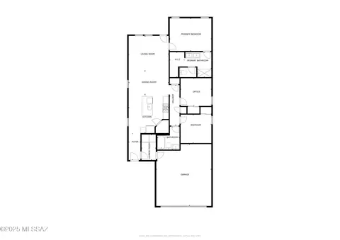Floorplan - 12783 E Joffroy Dr, Vail, AZ 85641 photo 1 of 2