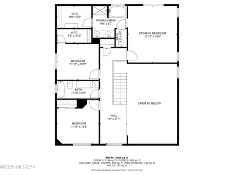 Floorplan - 12641 E Red Iron Trl, Vail, AZ 85641 photo 3 of 5