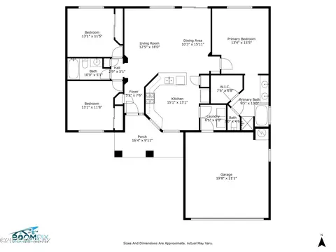 Floorplan - 8637 E Dunbar Way, Tucson, AZ 85747 photo 1 of 1
