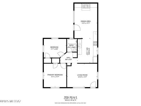 Floorplan - 5656 E Mabel St, Tucson, AZ 85712 photo 2 of 4