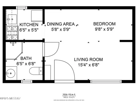 Floorplan - 5656 E Mabel St, Tucson, AZ 85712 photo 4 of 4