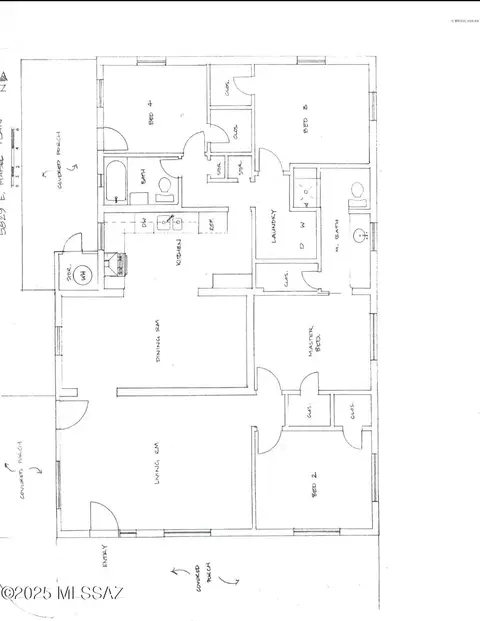 Floorplan - 5829 E Mabel St, Tucson, AZ 85712 photo 1 of 1