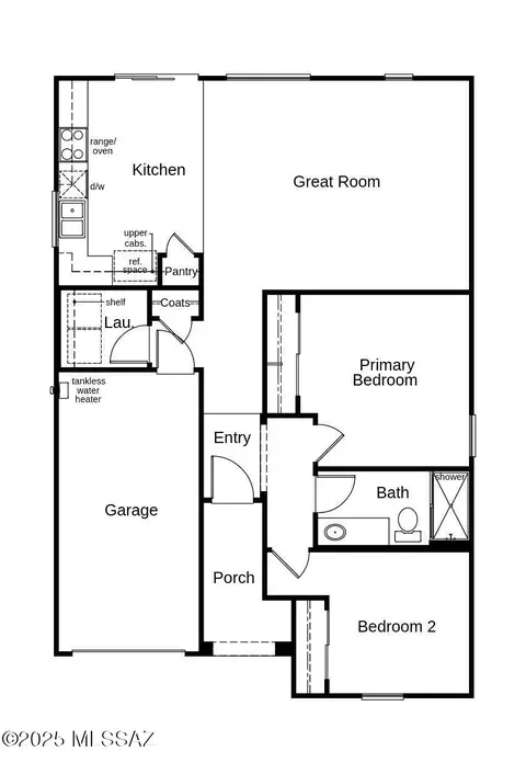 Floorplan - 6225 S Raiden Rd, Tucson, AZ 85746 photo 1 of 1