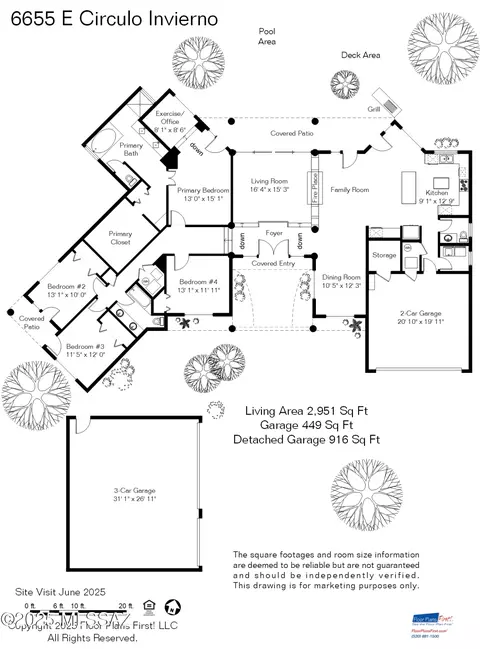Floorplan - 6655 E Circulo Invierno, Tucson, AZ 85750 photo 1 of 1