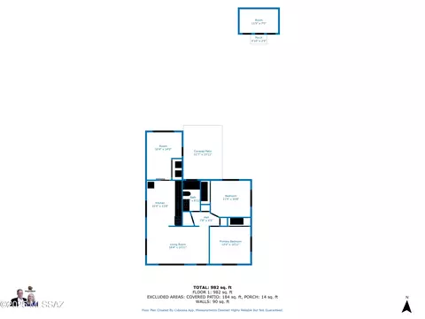 Floorplan - 2801 E Beverly Dr, Tucson, AZ 85716 photo 1 of 1