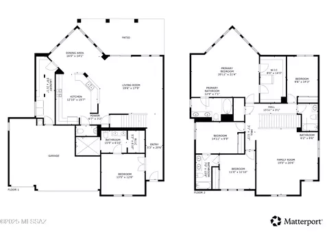 Floorplan - 10644 S Silverbluff Dr, Vail, AZ 85641 photo 1 of 1