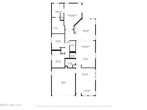 Floorplan - 12561 E Red Canyon Pl, Vail, AZ 85641 photo 2 of 2