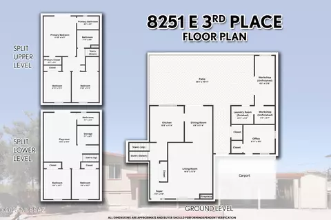 Floorplan - 8251 E 3rd Pl, Tucson, AZ 85710 photo 1 of 1