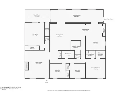 Floorplan - 8125 E Baker Dr, Tucson, AZ 85710 photo 2 of 2