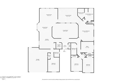 Floorplan - 14067 E Fairway Bluff Ct, Vail, AZ 85641 photo 1 of 1