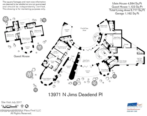Floorplan - 13971 N Jims Deadend Pl, Marana, AZ 85658 photo 1 of 2