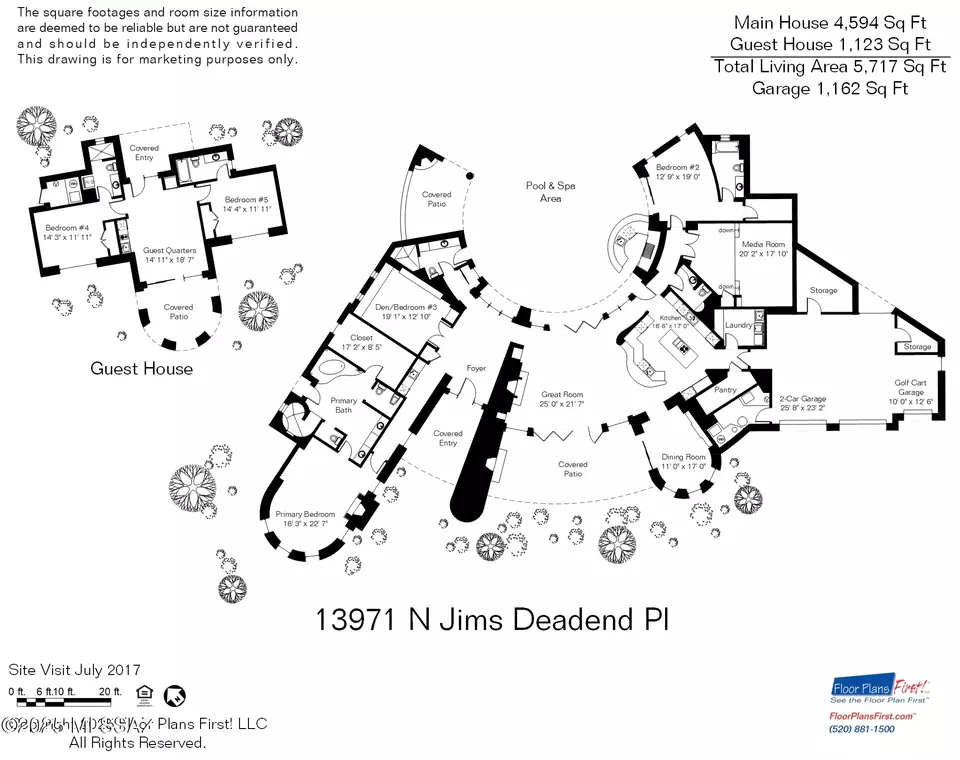 Floorplan - 13971 N Jims Deadend Pl, Marana, AZ 85658 photo 2 of 2